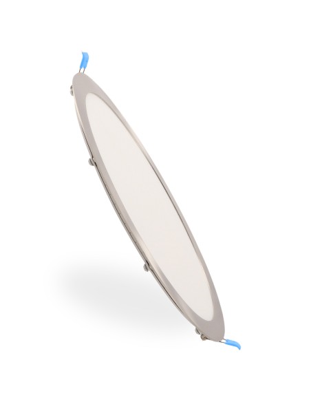 Circular Nickel LED Panel 20W CCT Recessed