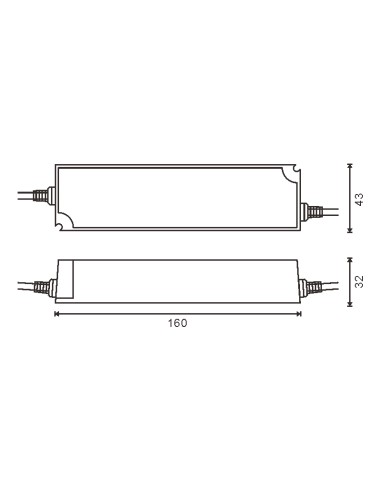 Alimentatore LEDME 60W 24Vdc IP66 per Strisce