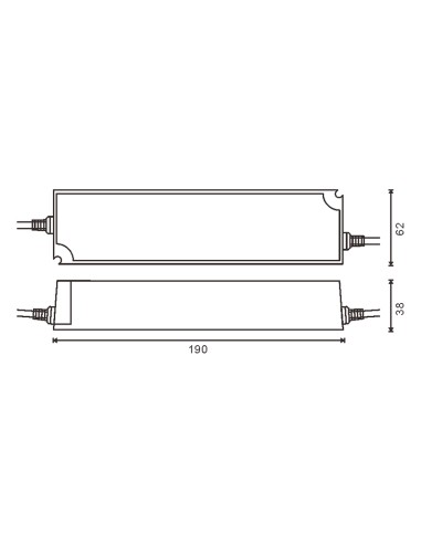 Alimentatore per strisce LED 150W 12V DC IP66