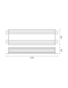 Alimentatore LEDME 200W 12V DC IP65 per Strisce 2