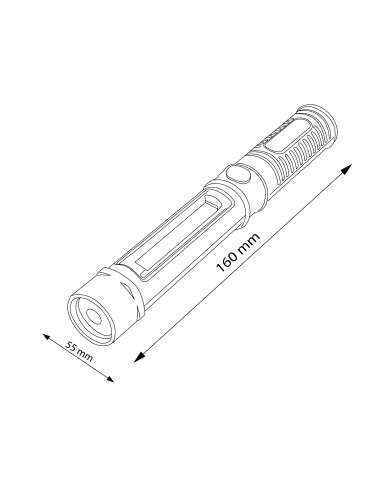 Multifunctional LED Flashlight M LEDME 160 lumens IP65
