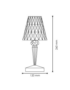 Lampe LED de bureau M LEDME réglable 3CCT 1W 2