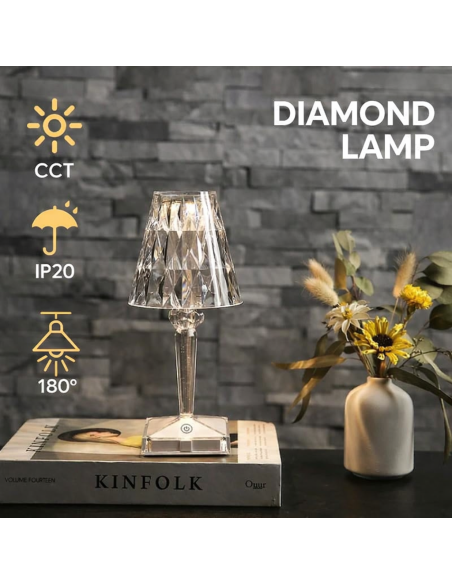 Lampe LED de bureau M LEDME réglable 3CCT 1W