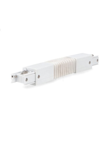 White flexible connector M LEDME three-phase rail 240x30x35 mm IP20