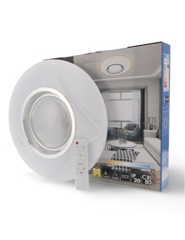 LED Ceiling Light CCT Circular Remo 40W with Remote Control