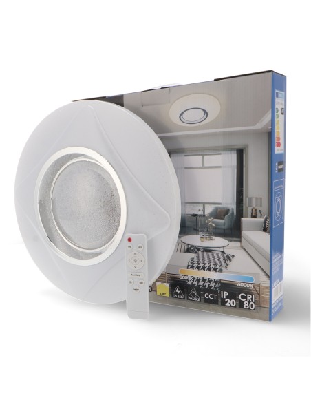 LED Ceiling Light CCT Circular Remo 40W with Remote Control