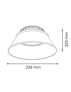 Luminária Infinity LED 200W Dsc 6000K da M LEDME 2