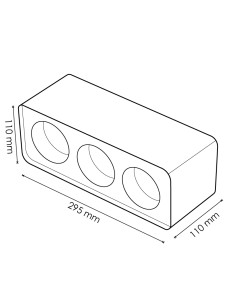 Surface Ring 3L for Cobfix Module 10W M LEDME 2