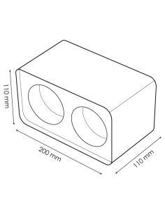 Surface Ring 2L for Cobfix 10W M LEDME Module in Aluminum 2