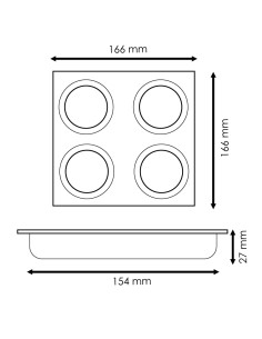 Recessed Ring 4L for Cobfix Module 10W M LEDME 2