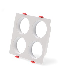 Aro Empotrable 4L Para Módulo Cobfix 10W Aluminio