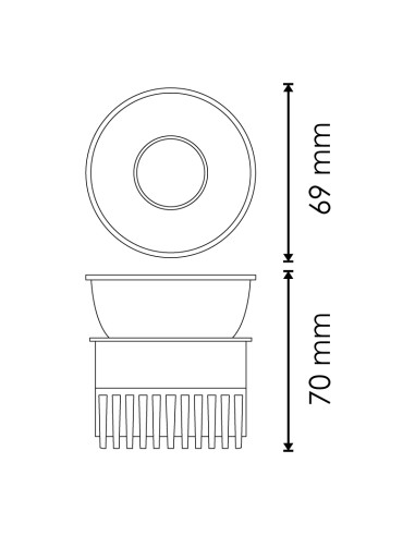Cobfix LED Module 10W 3000K Bridgelux Driver