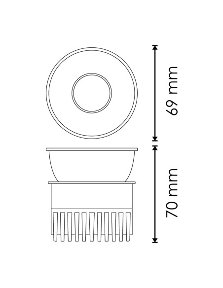 Module LED Cobfix 10W 3000K Source Bridgelux