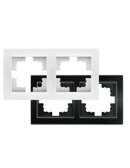 Prise Schuko avec cache encastrable Ledme Blanc 16A IP44