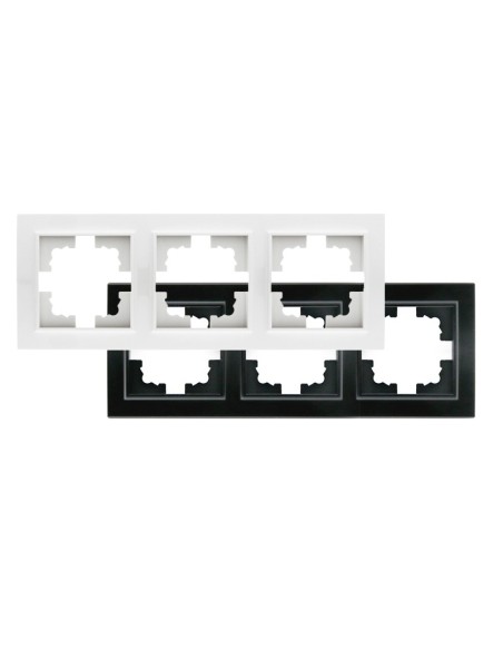 Prise Schuko avec cache encastrable Ledme Blanc 16A IP44
