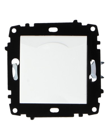 Prise Schuko avec cache gris encastrable IP44 16A