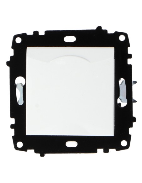 Prise Schuko avec cache gris encastrable IP44 16A