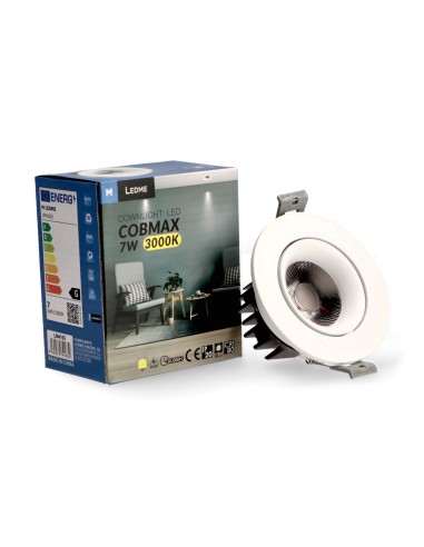 Downlight LED orientabile M LEDME 7W 3000K