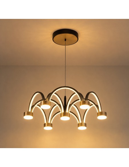 Lampada LED da soffitto Emin 84W con telecomando