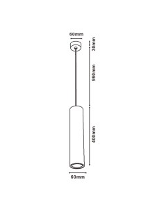 LEDME White Paipu M Ceiling Lamp Gu10 2