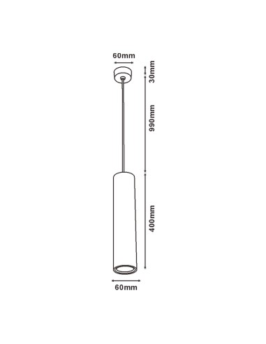 Lampada da soffitto Gu10 White Paipu M LEDME