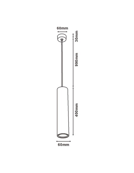 Lampada da soffitto Gu10 White Paipu M LEDME