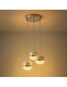 Curling Ceiling LED Lamp 108W CCT with Remote Control