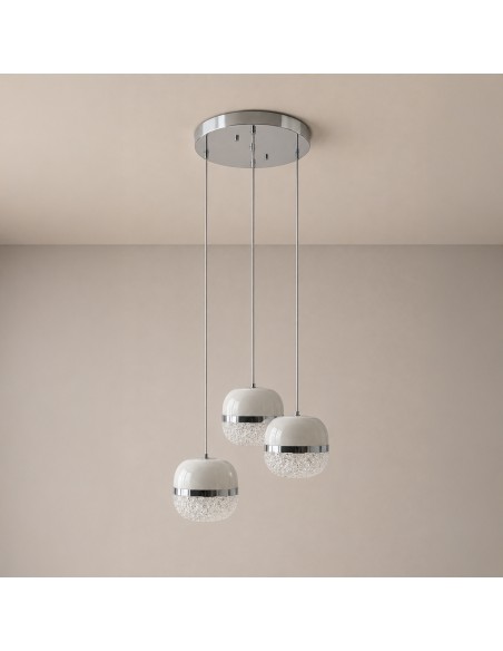 Curling Ceiling LED Lamp 108W CCT with Remote Control