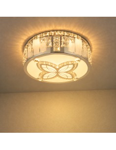 LED Flower CCT Ceiling Light with Remote Control 80W