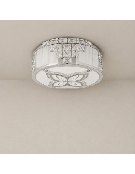 LED Flower CCT Ceiling Light with Remote Control 80W