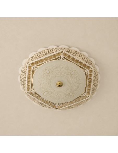 LED Hexa Diamond Ceiling Light 45x45 cm M LEDME