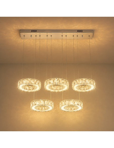 Lampada a soffitto LED Moons Dsc 40W con telecomando