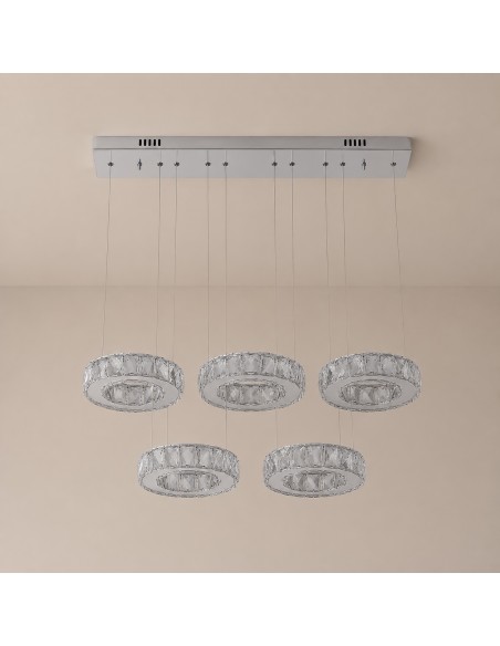 Lampada a soffitto LED Moons Dsc 40W con telecomando