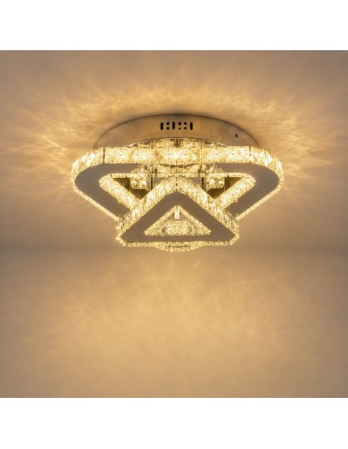 Lampe de plafond LEDME Bermudas 42W avec télécommande