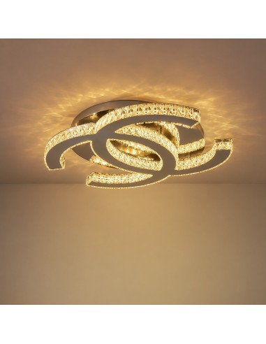 Plafonnier décoratif LED M LEDME 28W avec télécommande