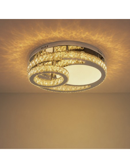 LED Drip Decorative Ceiling Light 56W with Remote Control