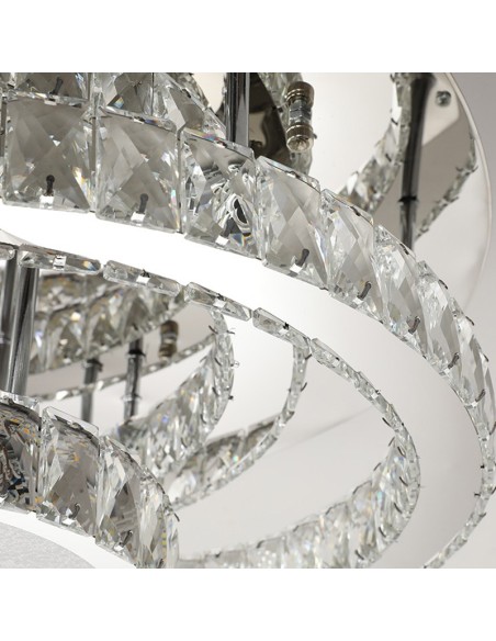 Plafonnier décoratif LED Drip 56W avec télécommande