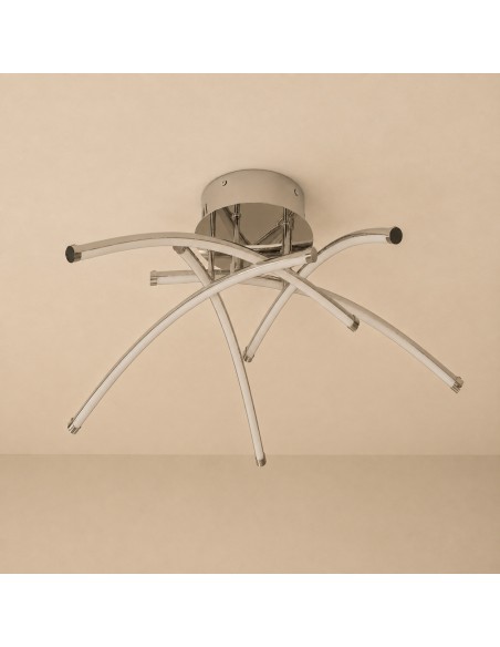 Lampada LED da soffitto Aranha CCT 78W con telecomando