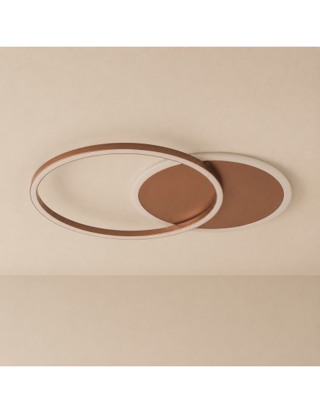 Lampada a soffitto LED Rings DSC CCT 37W M LEDME