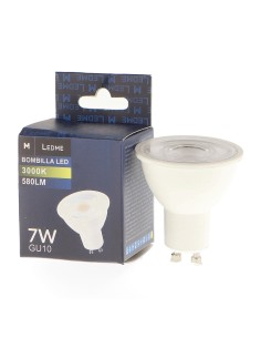 LED GU10 SMD Plus Bulb 7W 100° Dsc 3000K