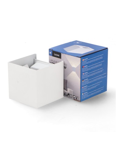 Applique LED White Cube 6W IP54 3000K