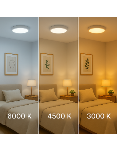Slim Surface Circular Panel 20W 4500K SMD 2835