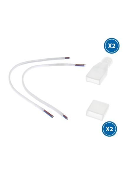 Câble adaptateur pour bande LED 220Vac Ruzok Marque M LEDME