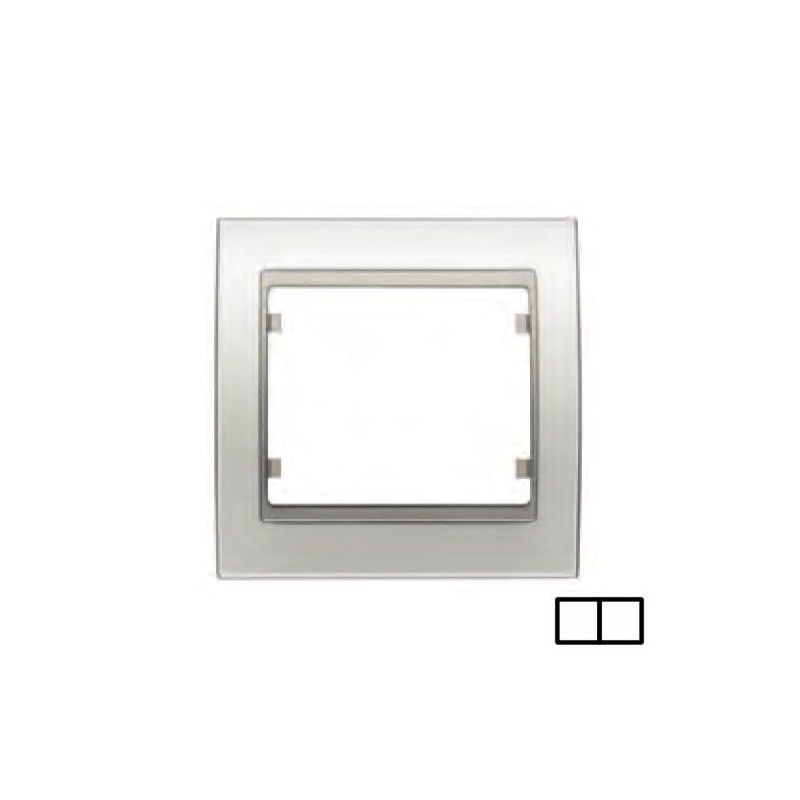 Quadro 2 elementos WHITE PEARL MABE BJC Mega...