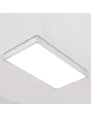 M LEDME White Surface Panel Kit 120x60 cm 65 mm Aluminum