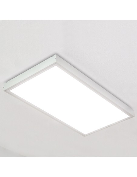 M LEDME White Surface Panel Kit 120x60 cm 65 mm Aluminum