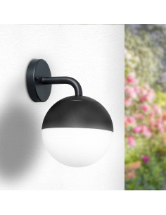 Applique da Pared Cam M LEDME E27 40W IP44 Acciaio PMMA