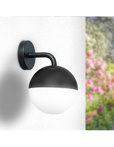 Aplique de Parede Cam M LEDME E27 40W IP44 Aço PMMA