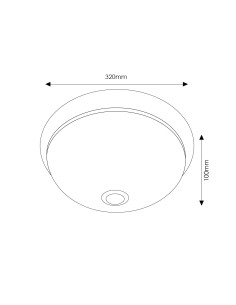 Nantes M LEDME Ceiling Light with Motion Sensor 2