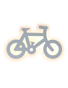 LED Bicycle Wall Light M LEDME 36W Aluminum 3000K